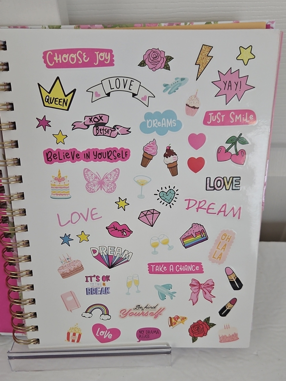 Betsey Johnson NWT 18 Month Planner - Picture 6 of 8